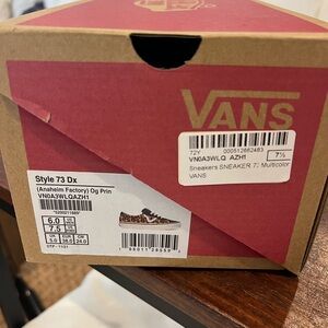 Vans Style 73 DX Leopard Print Sneakers
